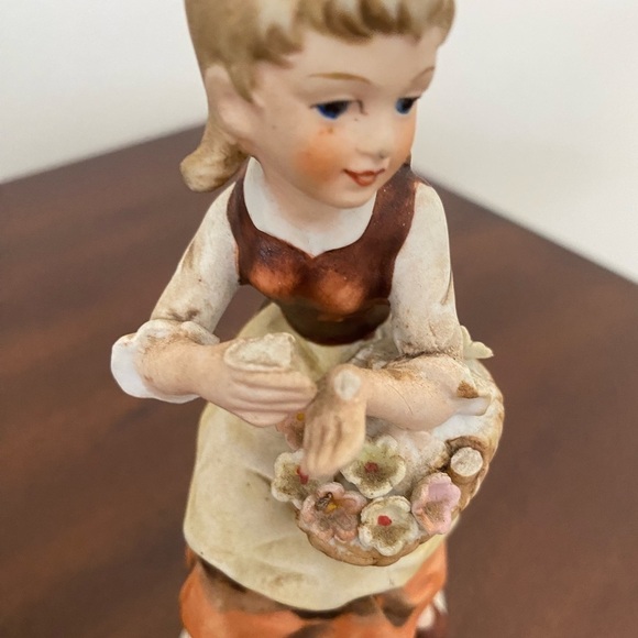 Napcoware Japan Porcelain Boy & Girl Figurines - Picture 5 of 5